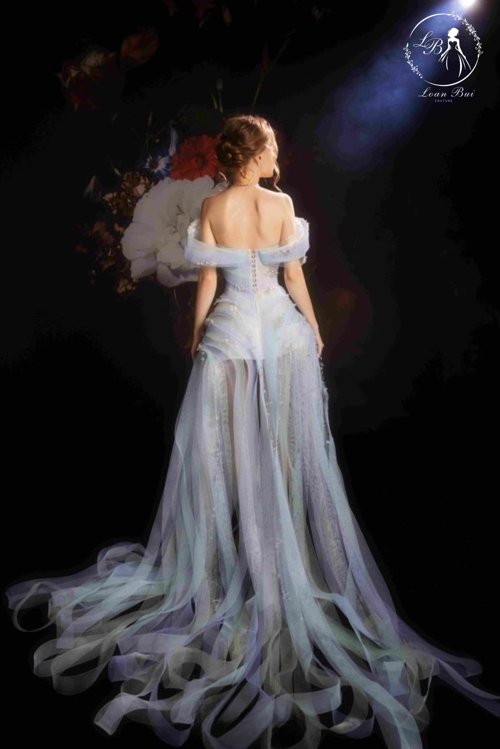 Váy bàn suông A dòng luxury_LXBAT256 - Ảnh 4